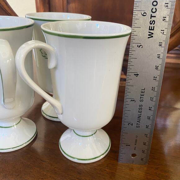 Set of 3 Irish Whiskey St. Patricks Day Shafford Japan Bone China Green Gold - Picture 5 of 10